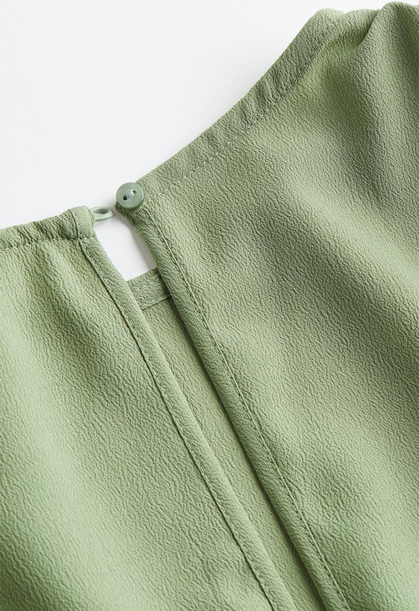 H&M - Crêpe jumpsuit - khaki green