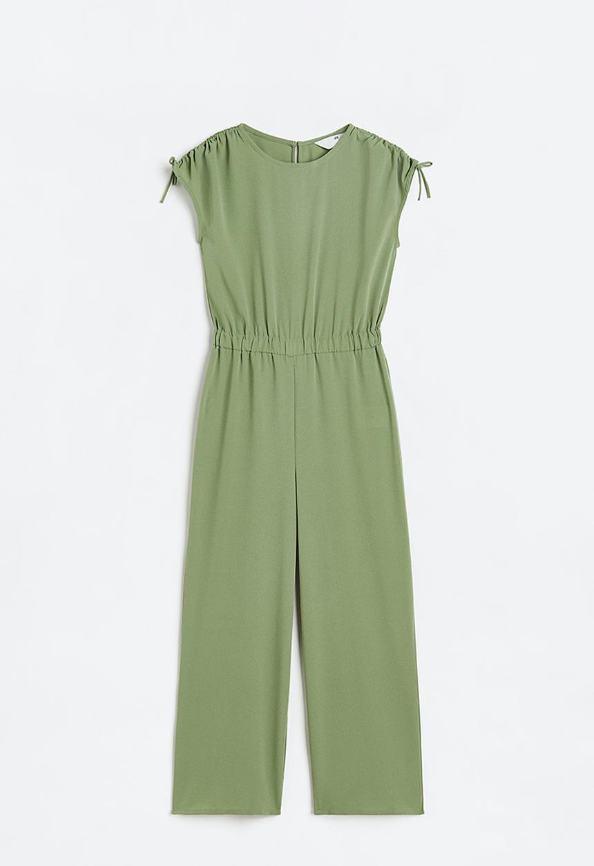 H&M - Crêpe jumpsuit - khaki green