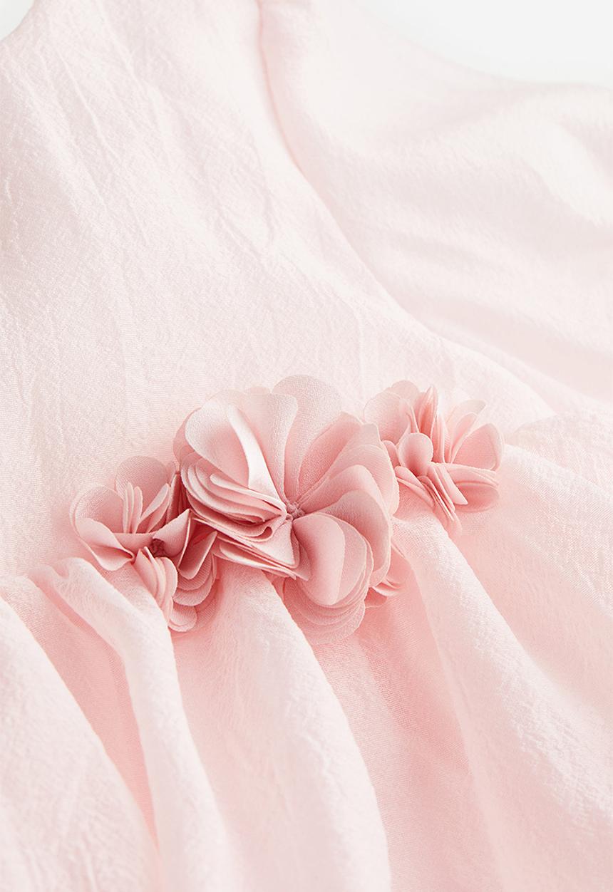 H&M - Dress and accessory - light pink