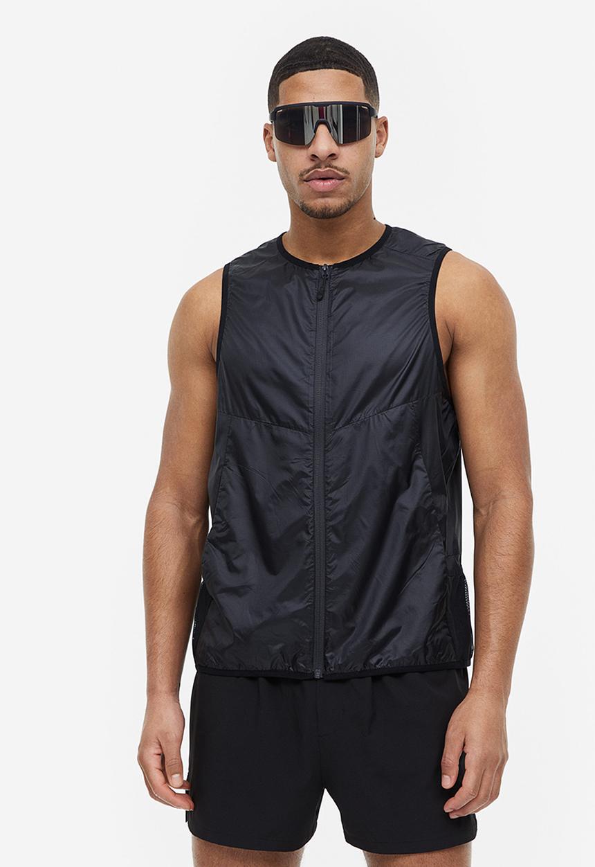 H&M - Lightweight running gilet - black