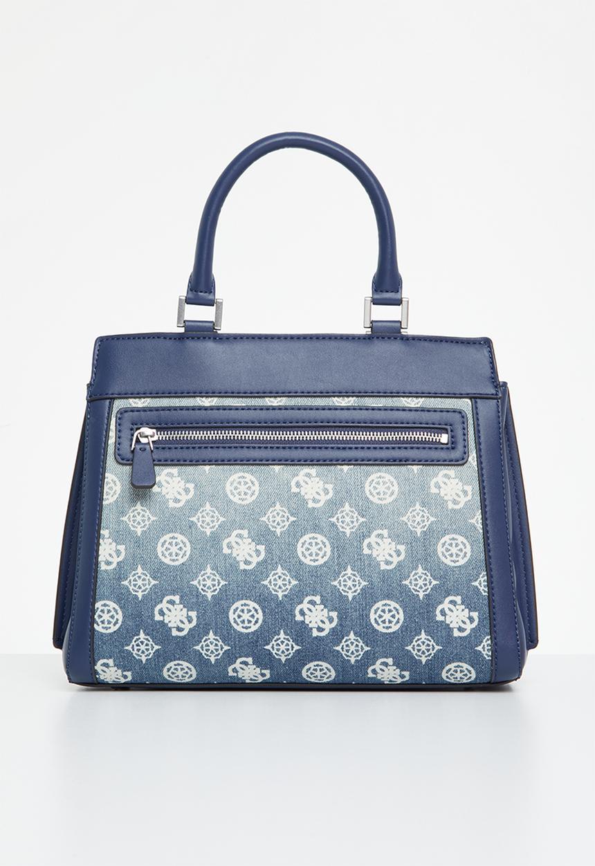 GUESS - Katey luxury satchel - denim ombre logo