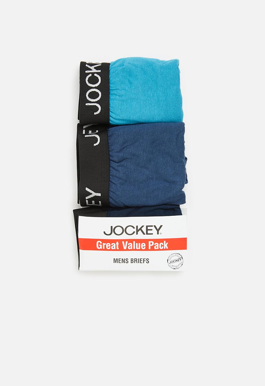 Jockey - 3Pk value pack brief - blues