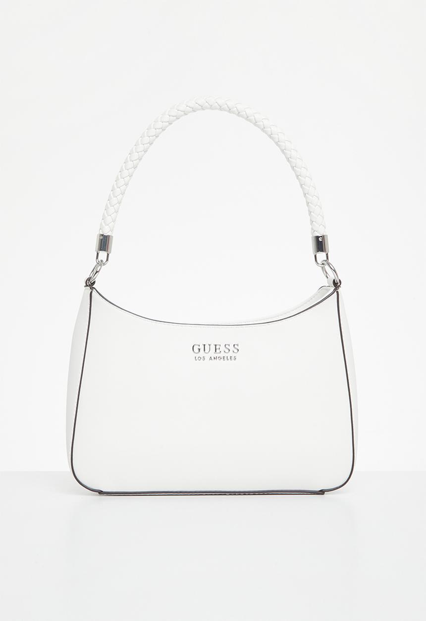 GUESS - Curtin mini top zip - white