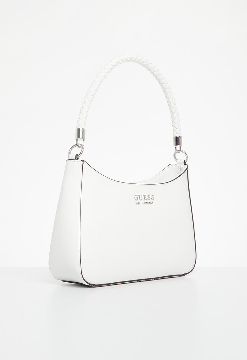 GUESS - Curtin mini top zip - white