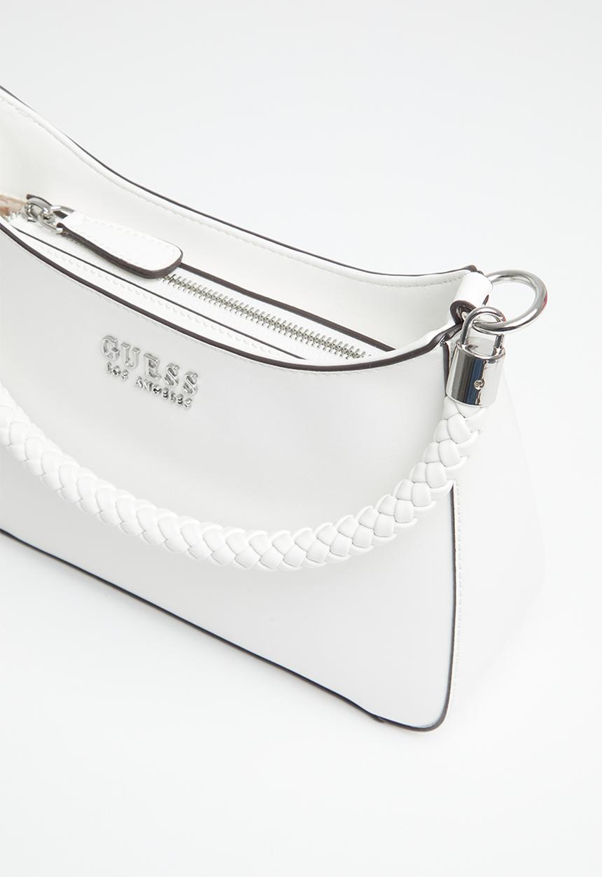 GUESS - Curtin mini top zip - white