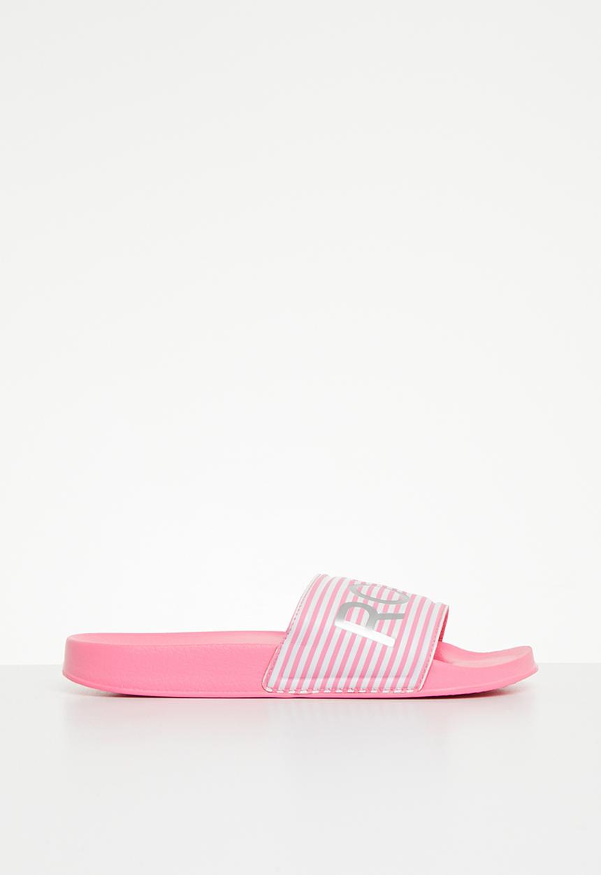 Roxy - Rg slippy ii - crazy pink/white