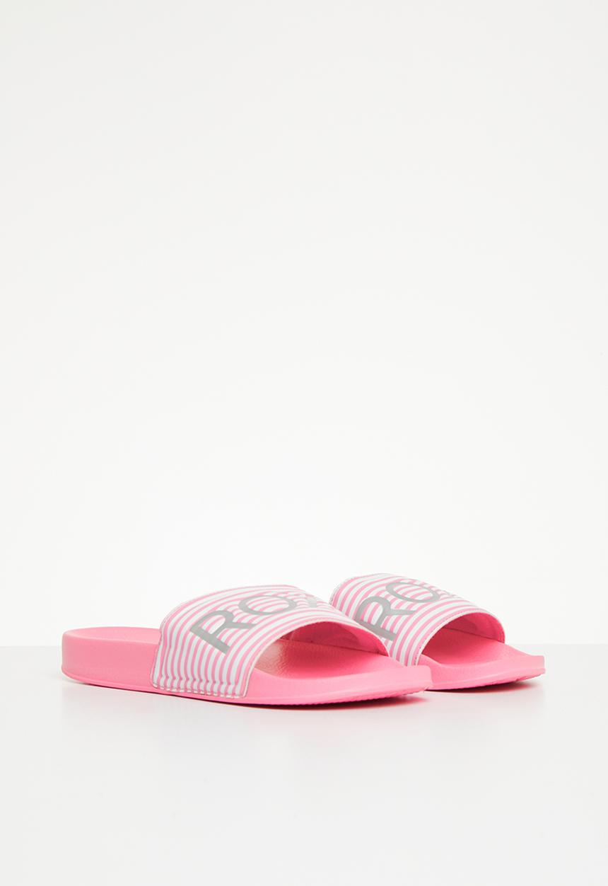 Roxy - Rg slippy ii - crazy pink/white
