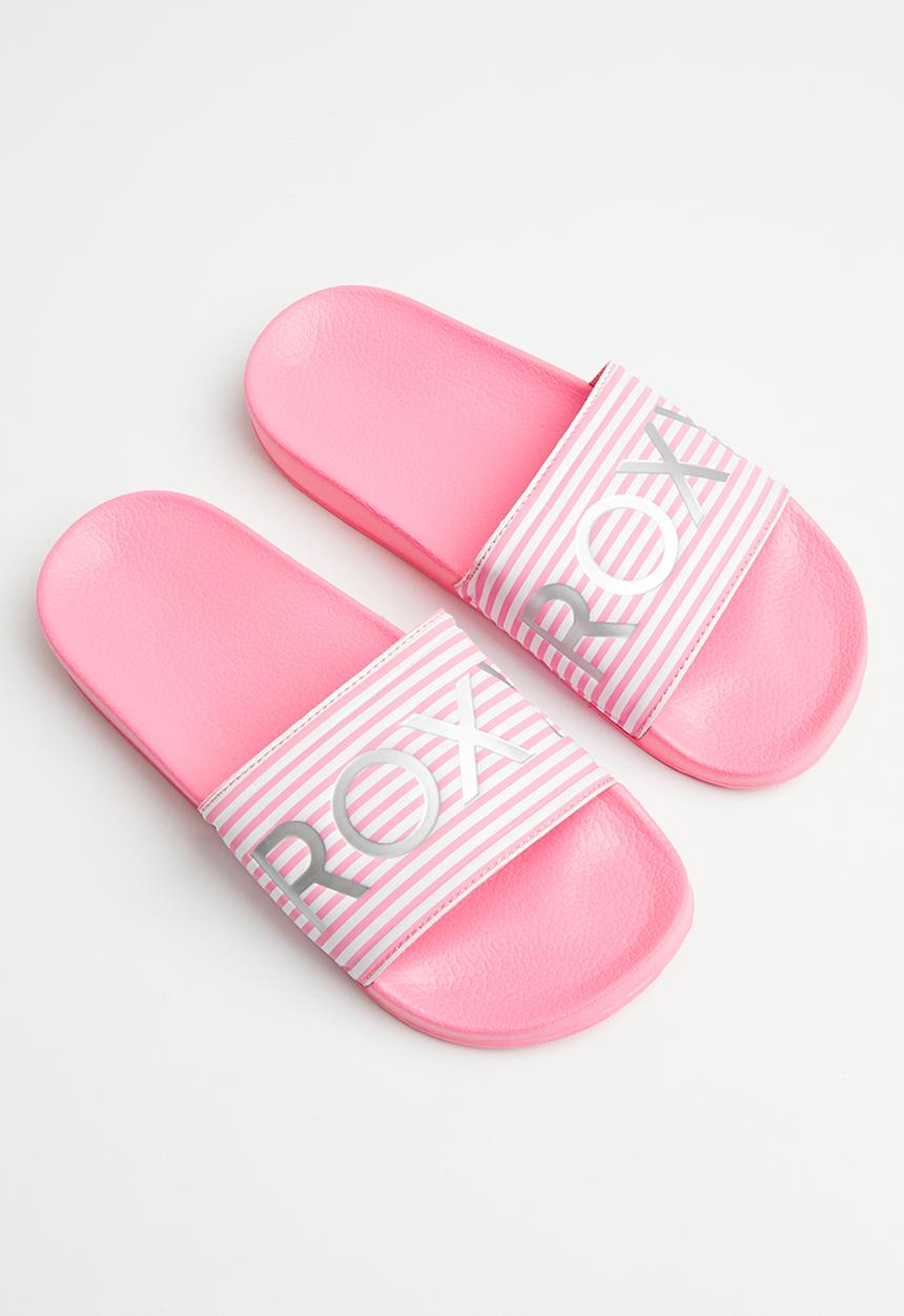 Roxy - Rg slippy ii - crazy pink/white