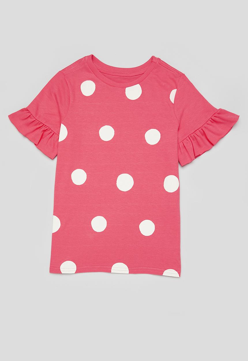 Pop Candy - 2 Pack printed tees - pink / milk