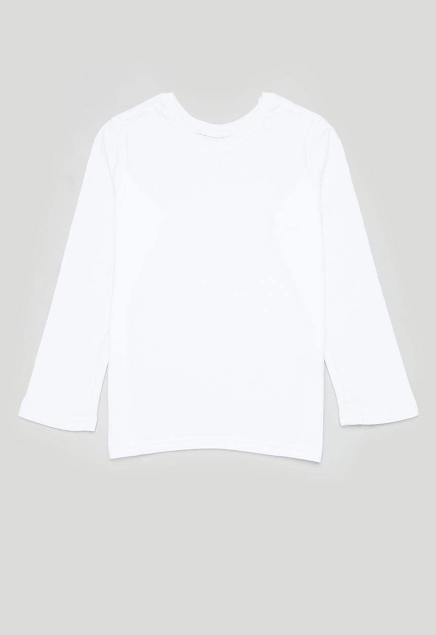 Pop Candy - 2 Pack stripe long sleeve tees - white & grey stripe 