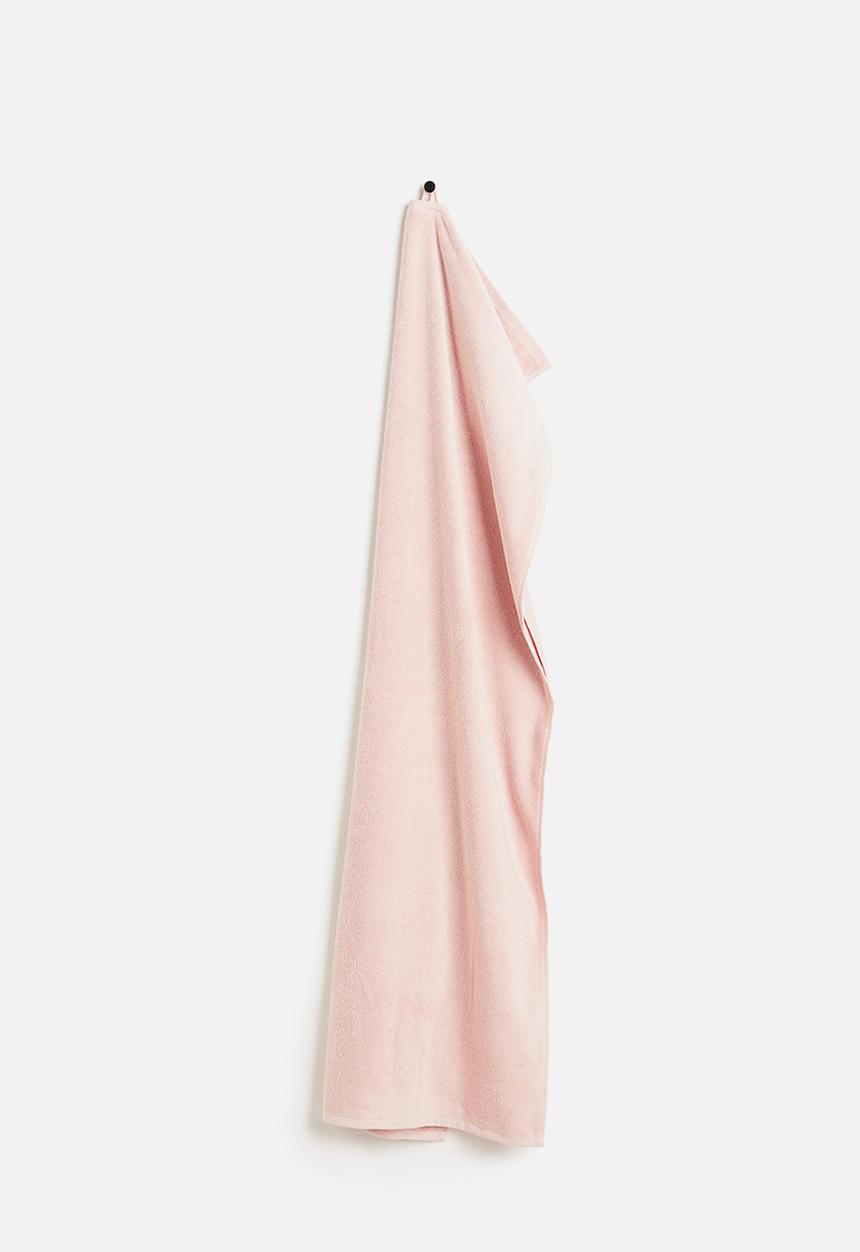 H&M - Cotton terry bath towel - light pink