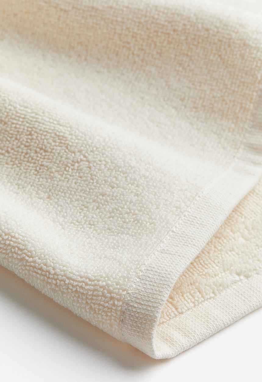 H&M - Cotton terry bath sheet - white