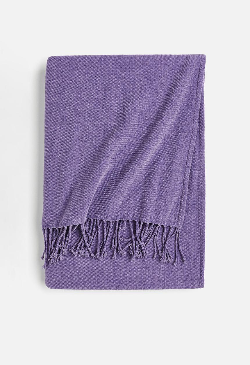 H&M - Chenille blanket - purple