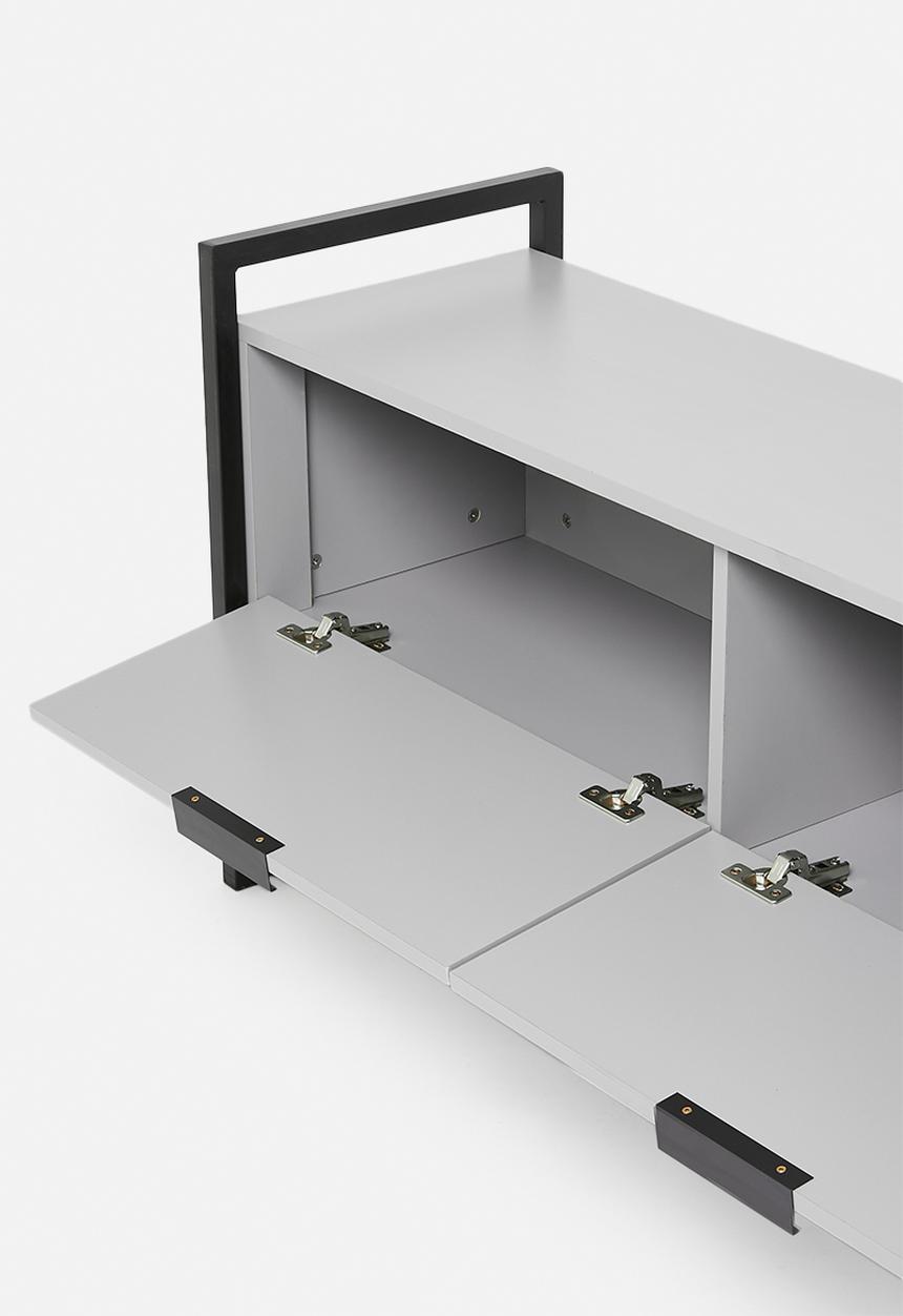 Blockhouse - Halle tv unit - grey