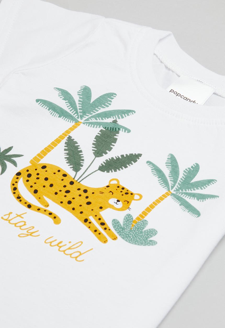 Pop Candy - Tee & short set - yellow & white