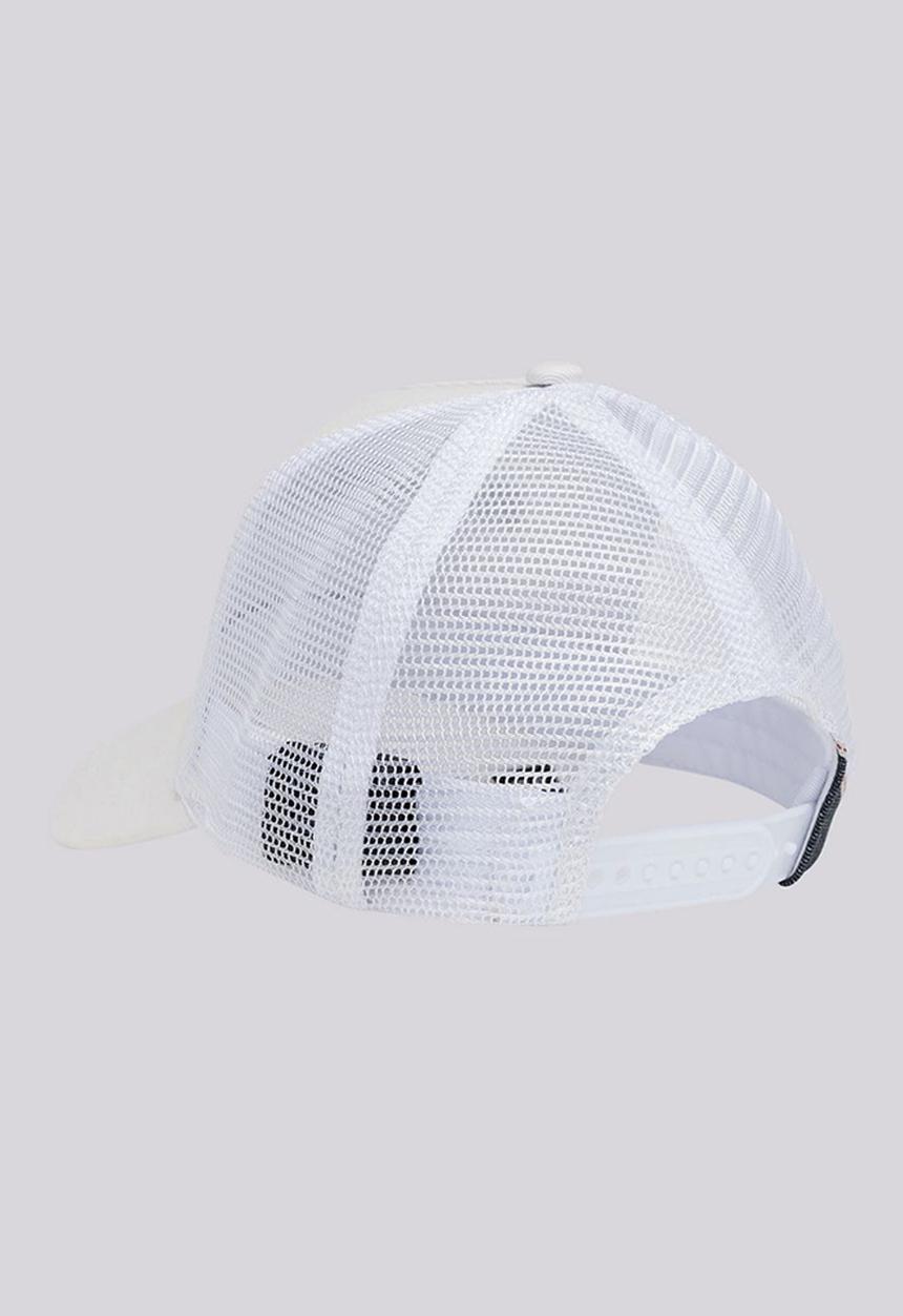 Replay - Washed mesh peak cap - white