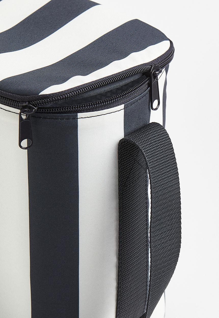 H&M - Cool bag with a shoulder strap - white/striped