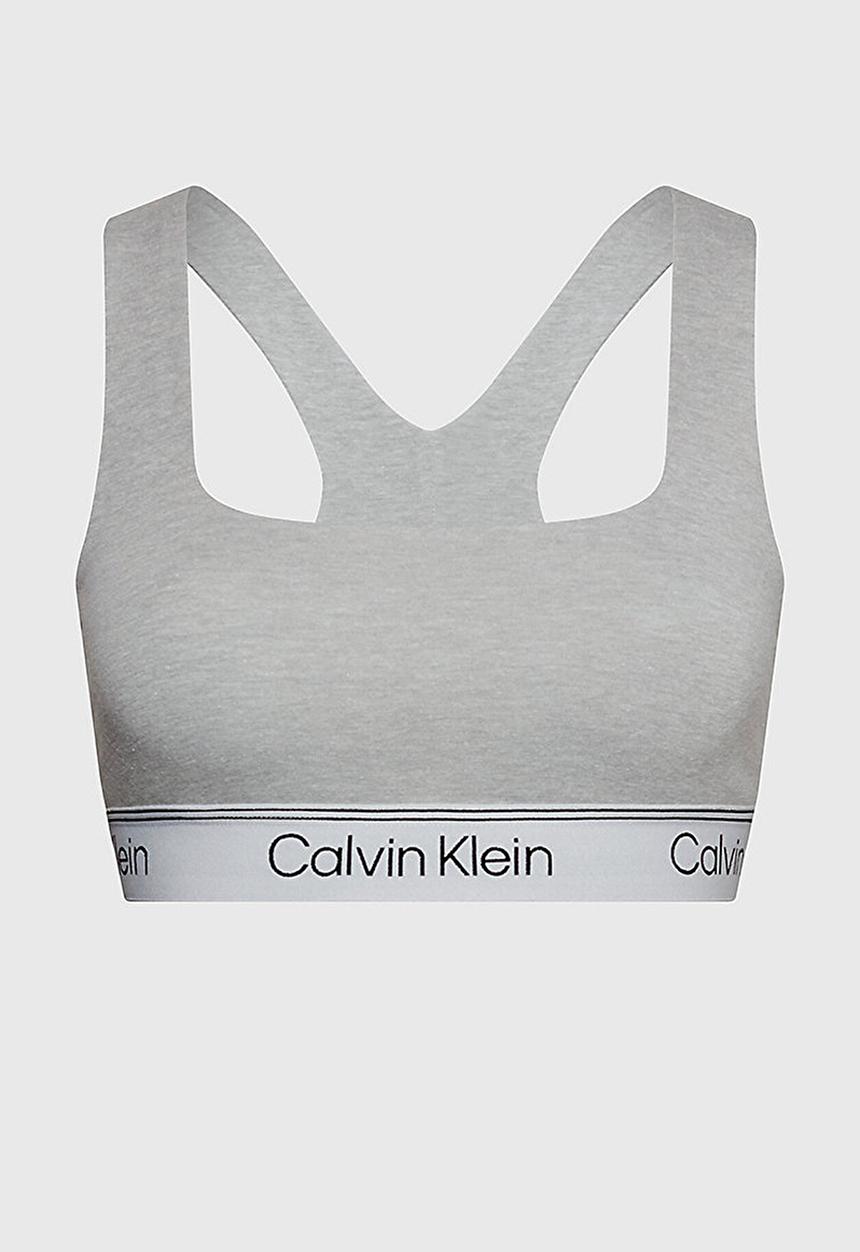 Calvin Klein - Unlined bralette - ath grey heather 