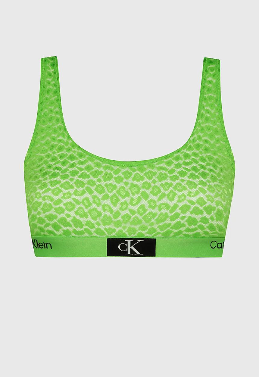 Calvin Klein - Unlined bralette - fabulous green