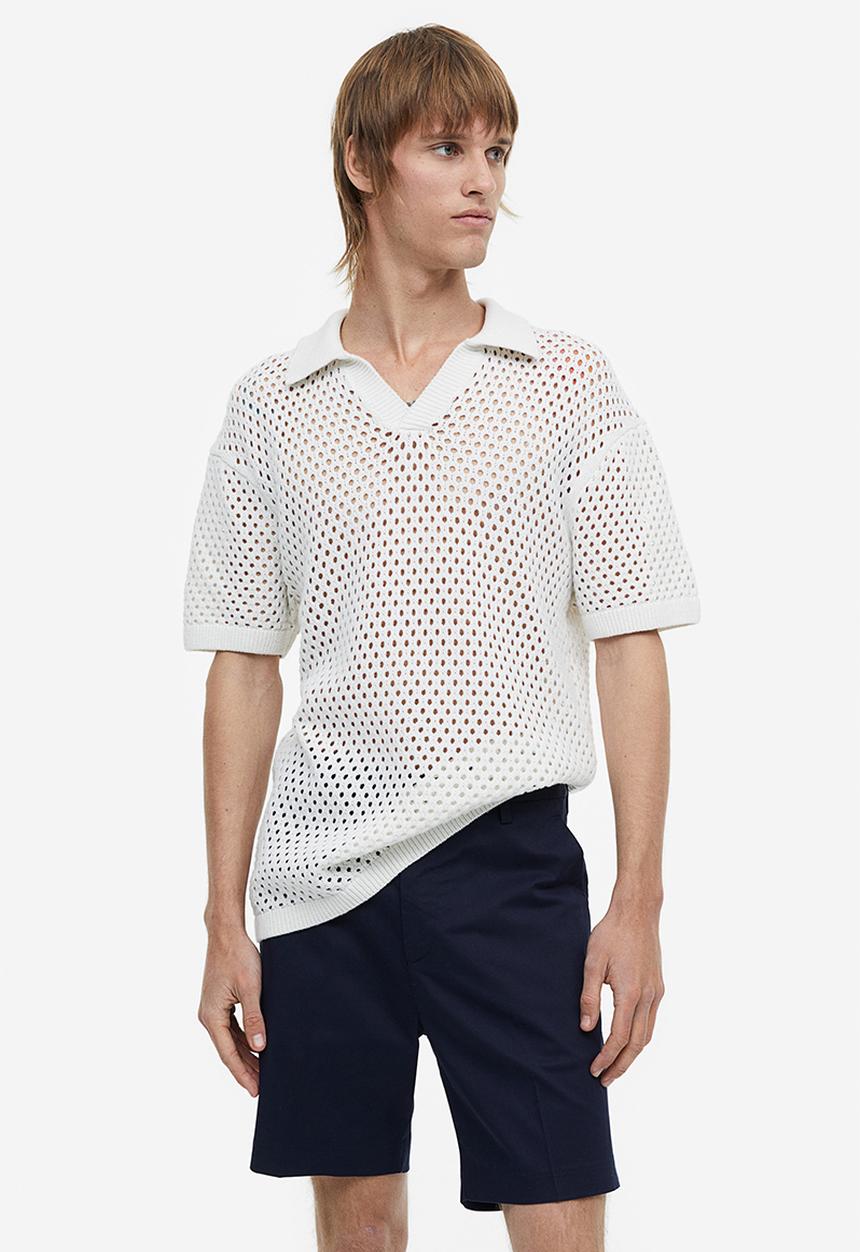 H&M - Regular fit chino shorts - blue