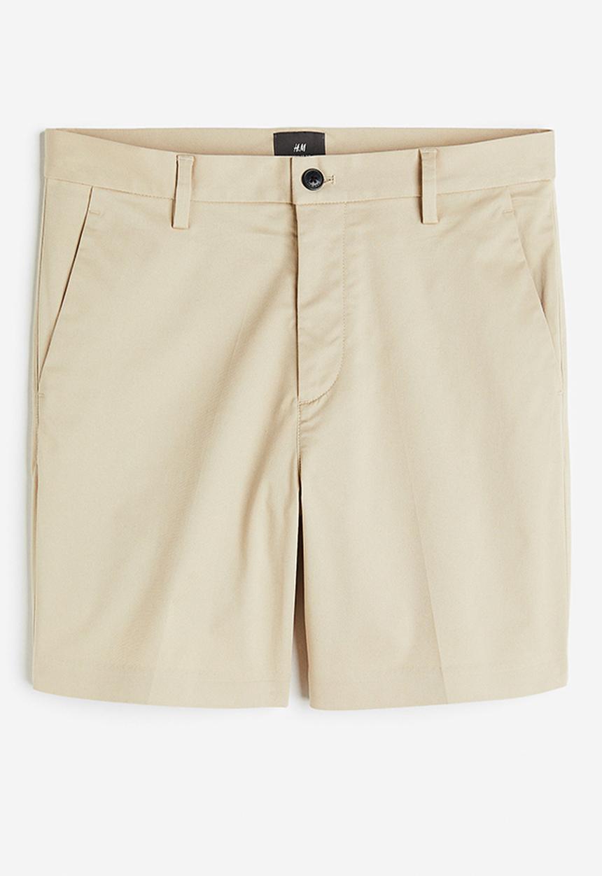 H&M - Regular fit chino shorts - beige