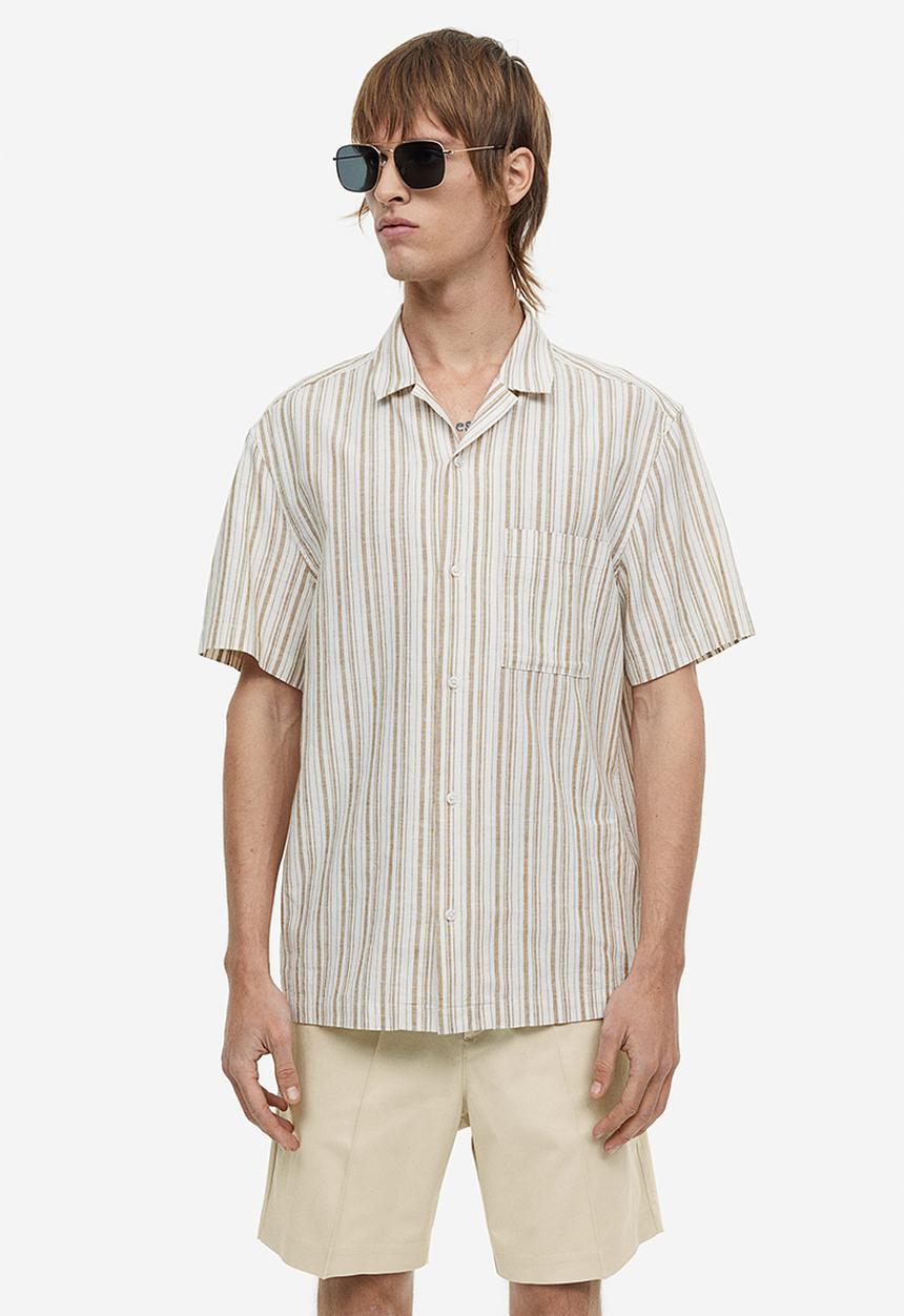 H&M - Regular fit chino shorts - beige