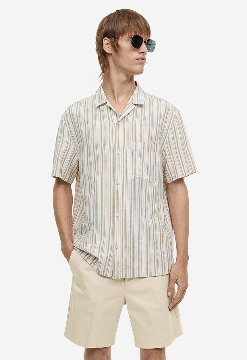 H&M - Regular fit chino shorts - beige