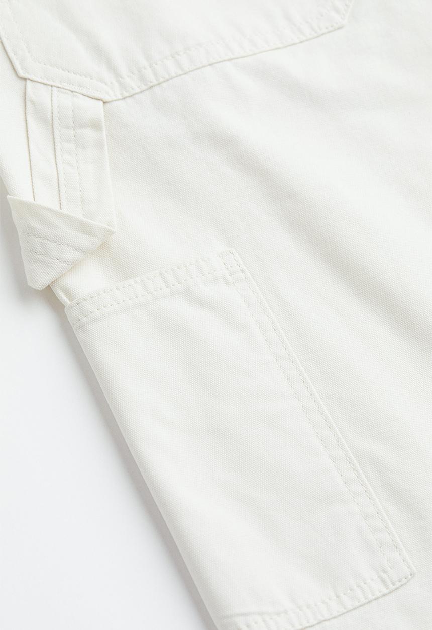 H&M - Relaxed fit worker trousers - white