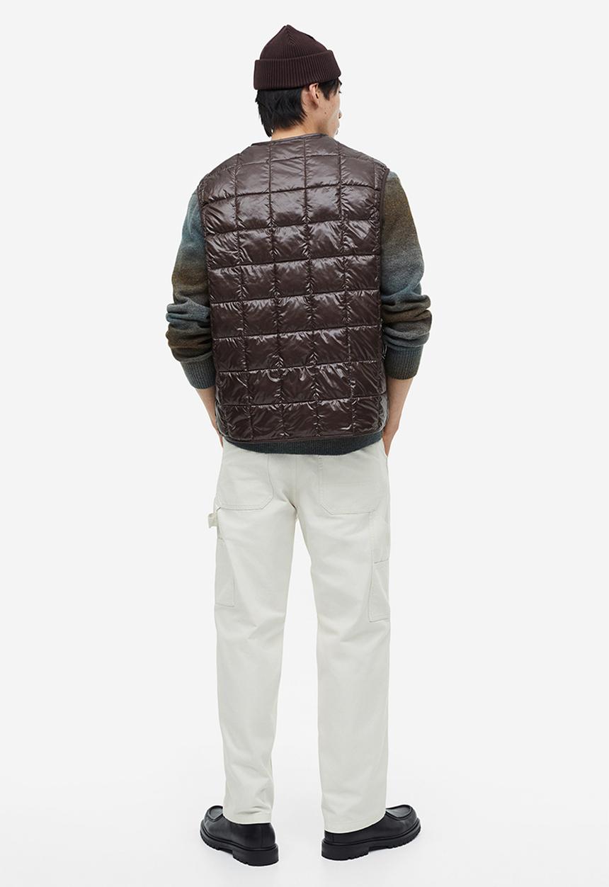H&M - Relaxed fit worker trousers - white