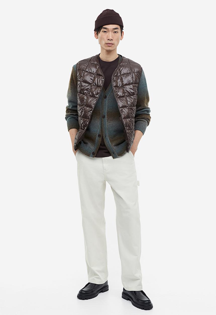 H&M - Relaxed fit worker trousers - white