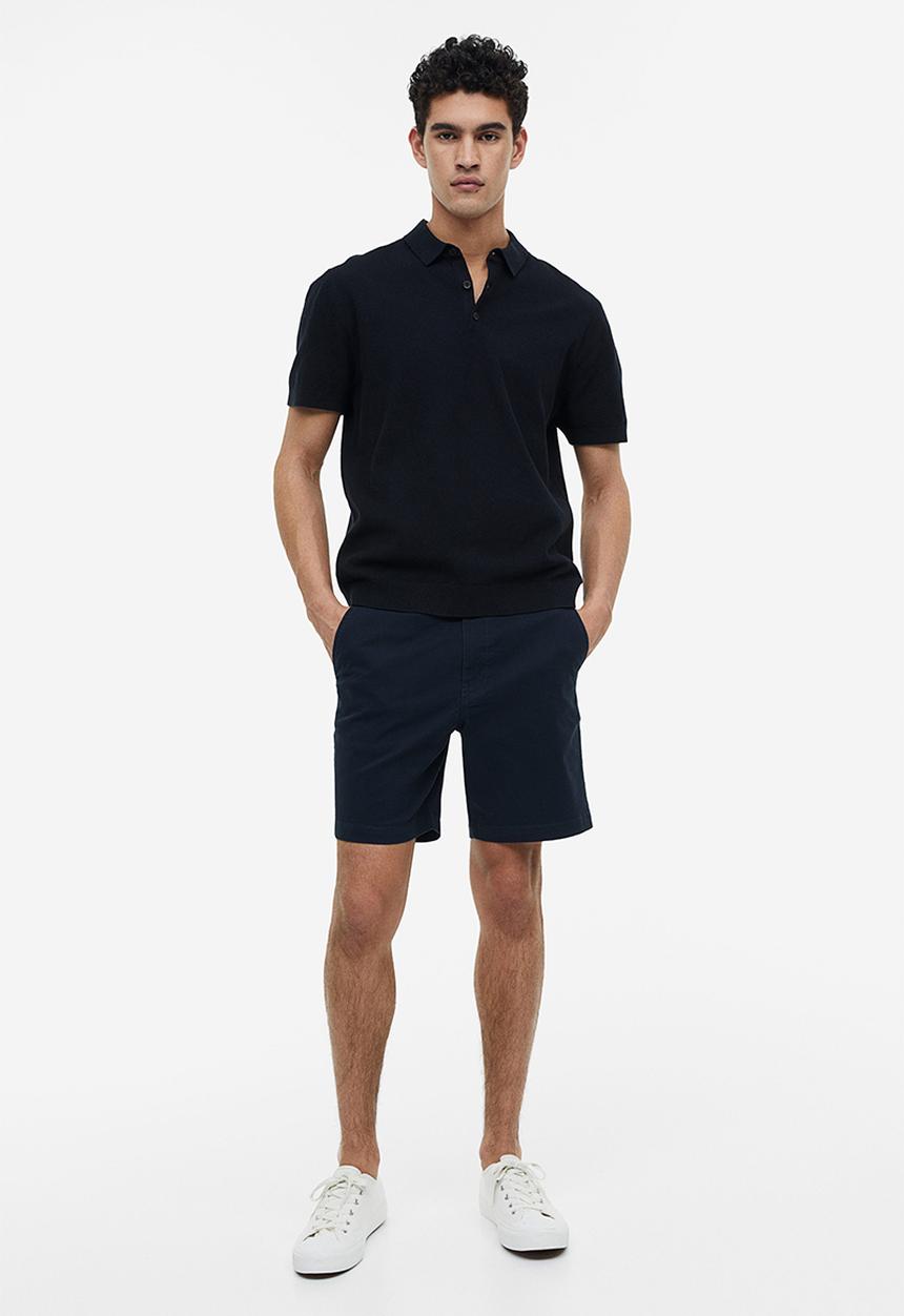 H&M - Regular fit chino shorts - blue
