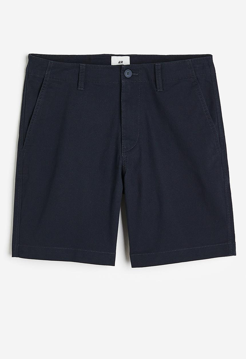 H&M - Regular fit chino shorts - blue