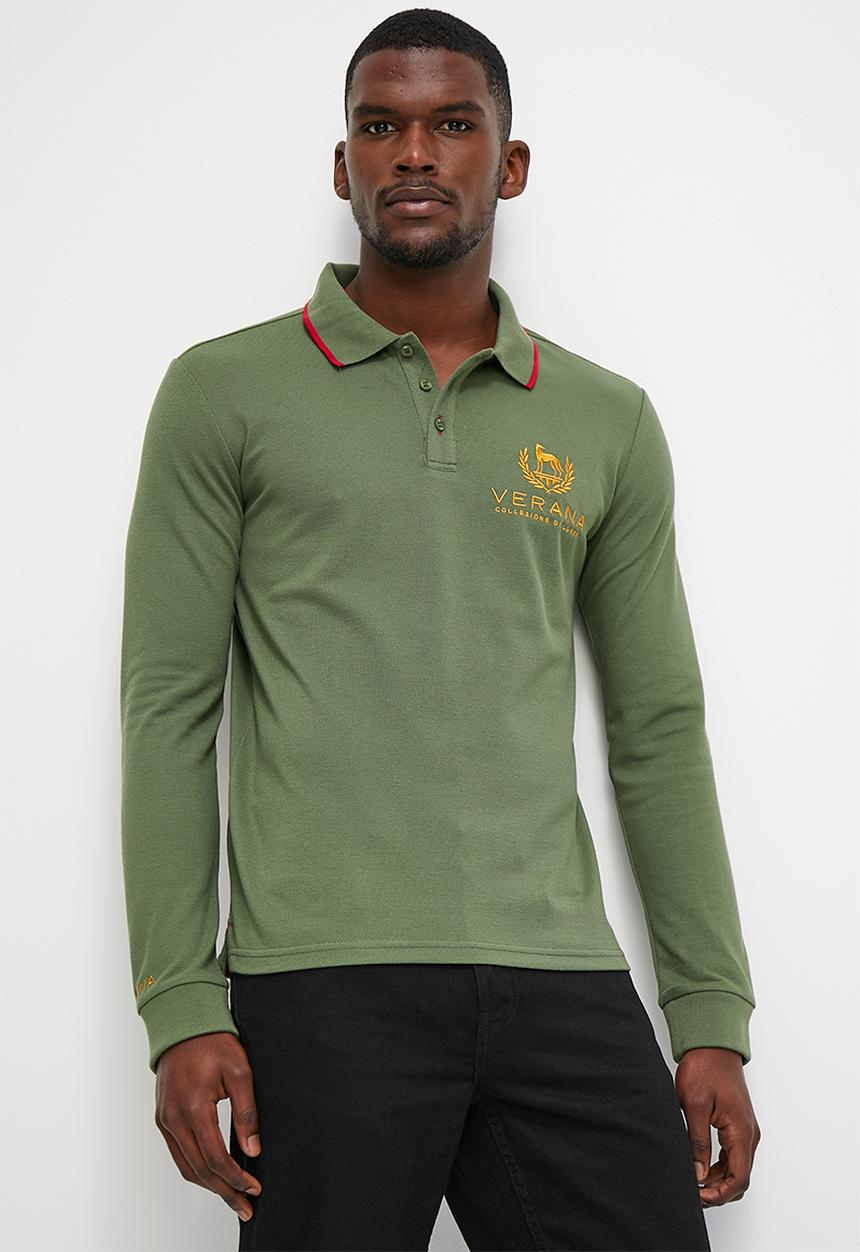 Verana - Fashion golfer with chest badge - fatigue