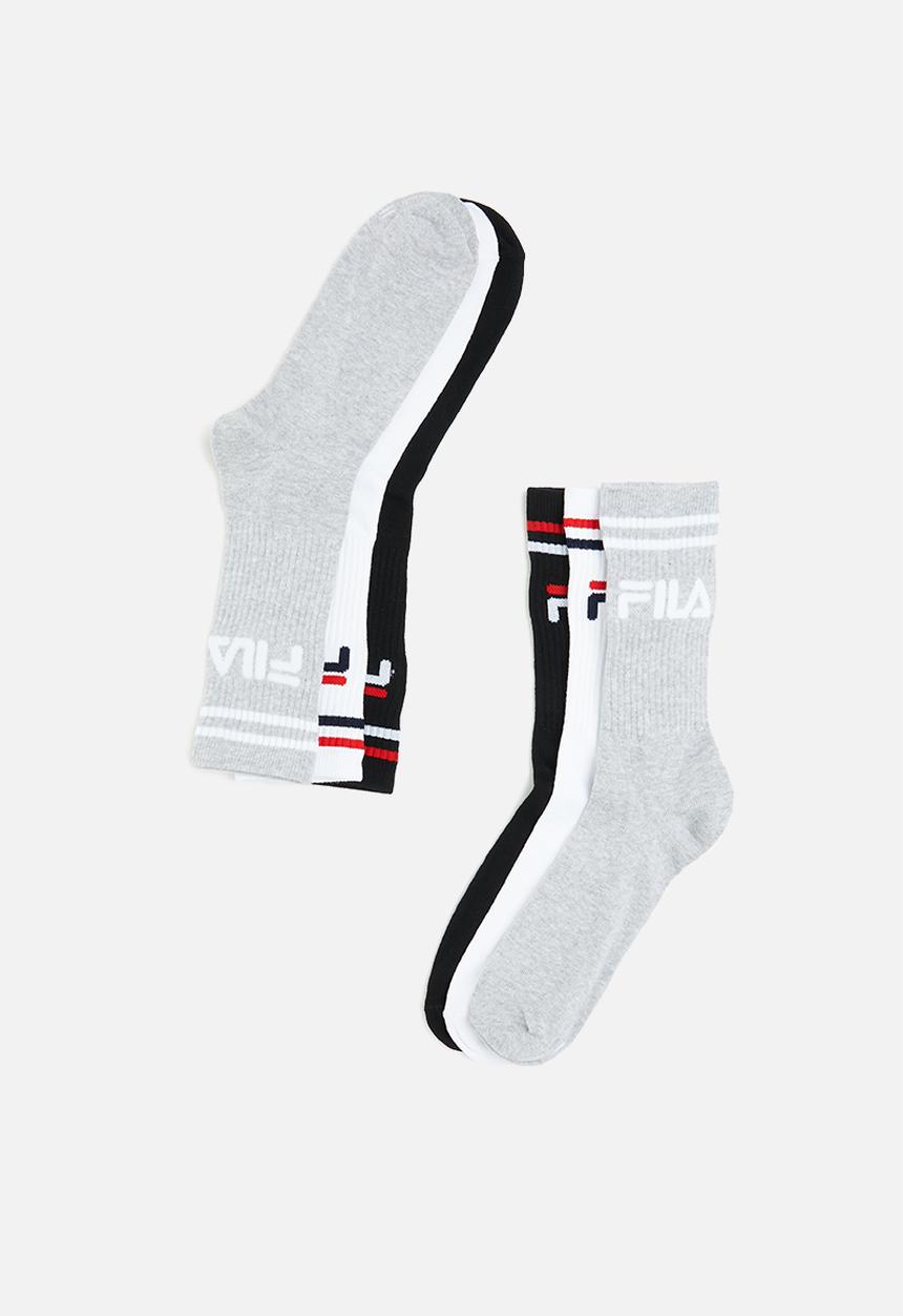 FILA - Stallone tube sock 3 pack  - multi 
