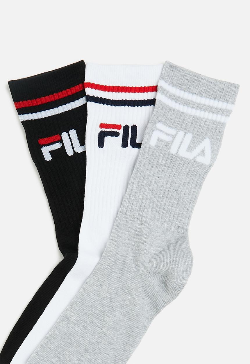 FILA - Stallone tube sock 3 pack  - multi 
