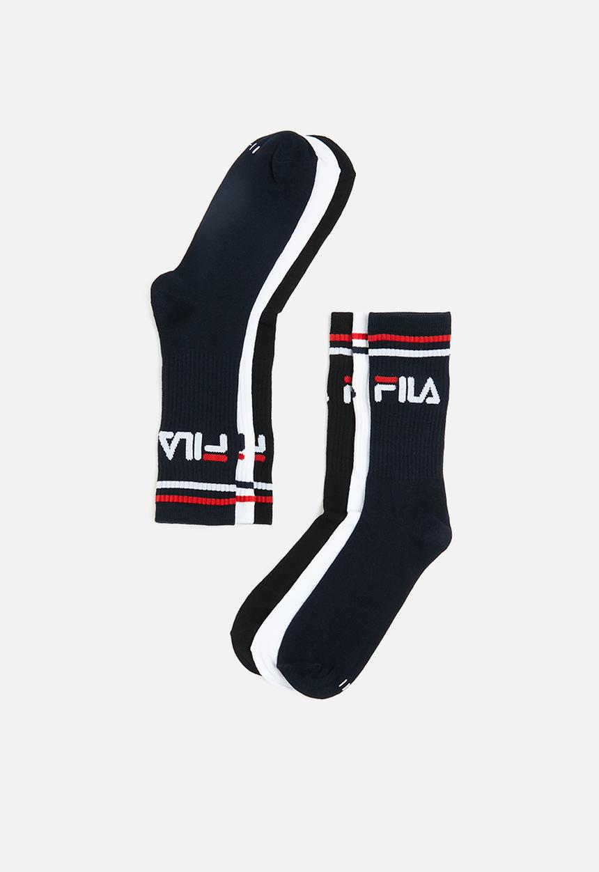 FILA - Stallone tube sock 3 pack - multi 