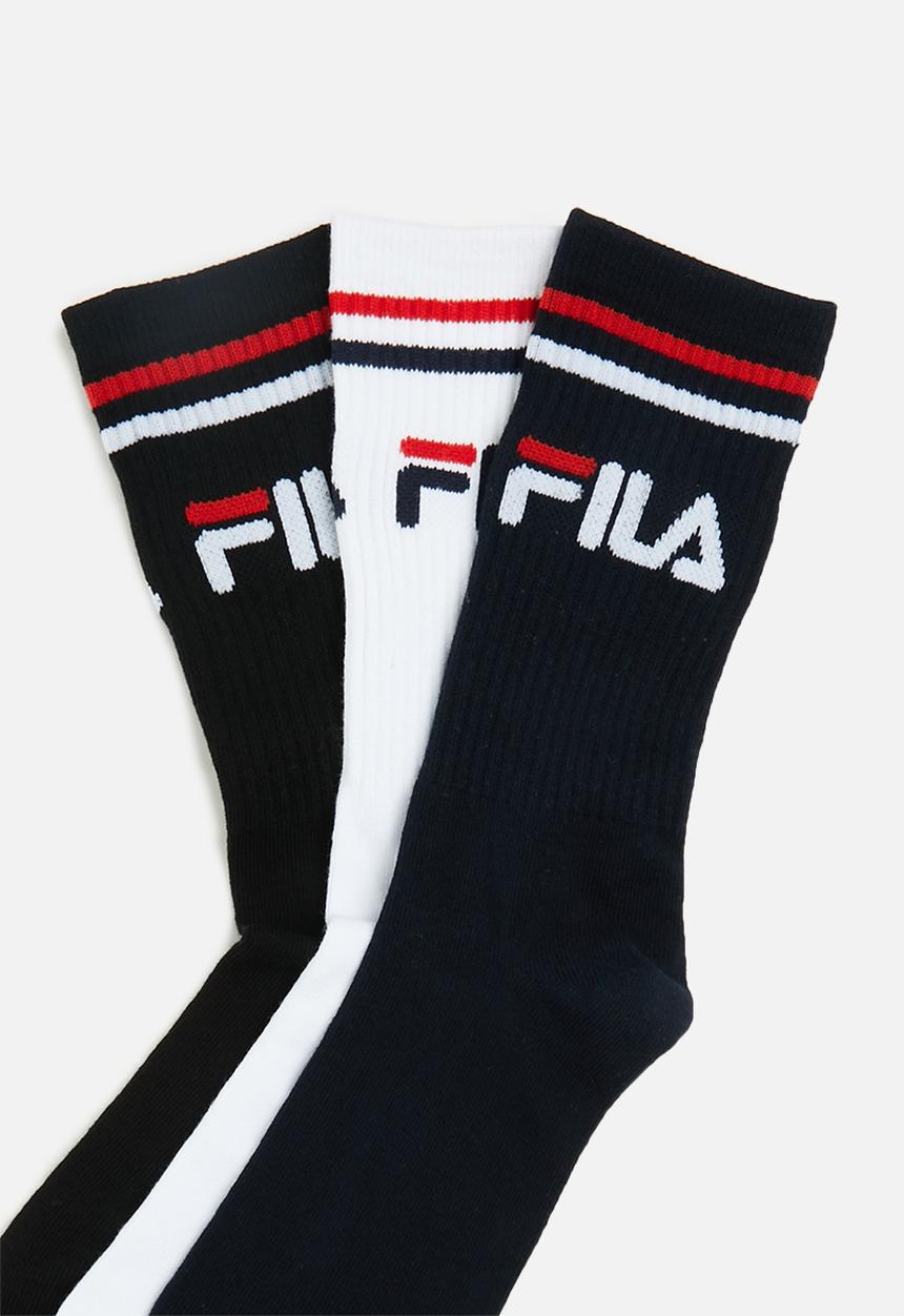 FILA - Stallone tube sock 3 pack - multi 