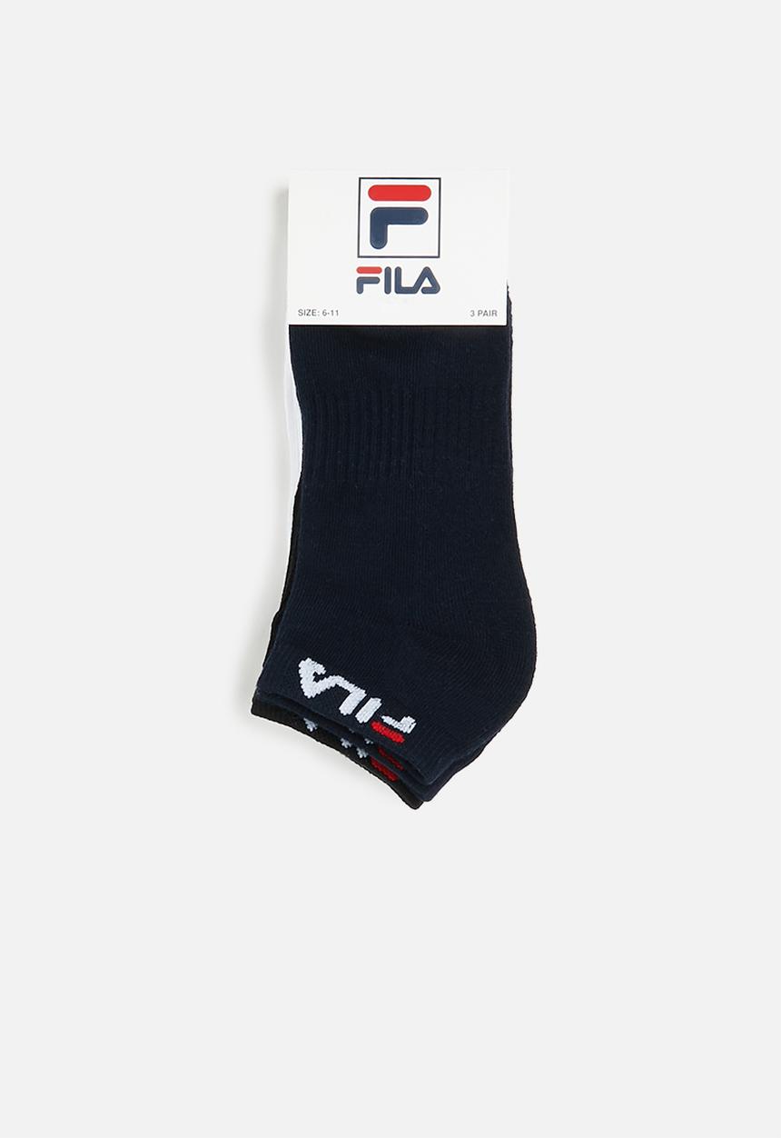 FILA - Stallone ankle sock 3 pack - multi 