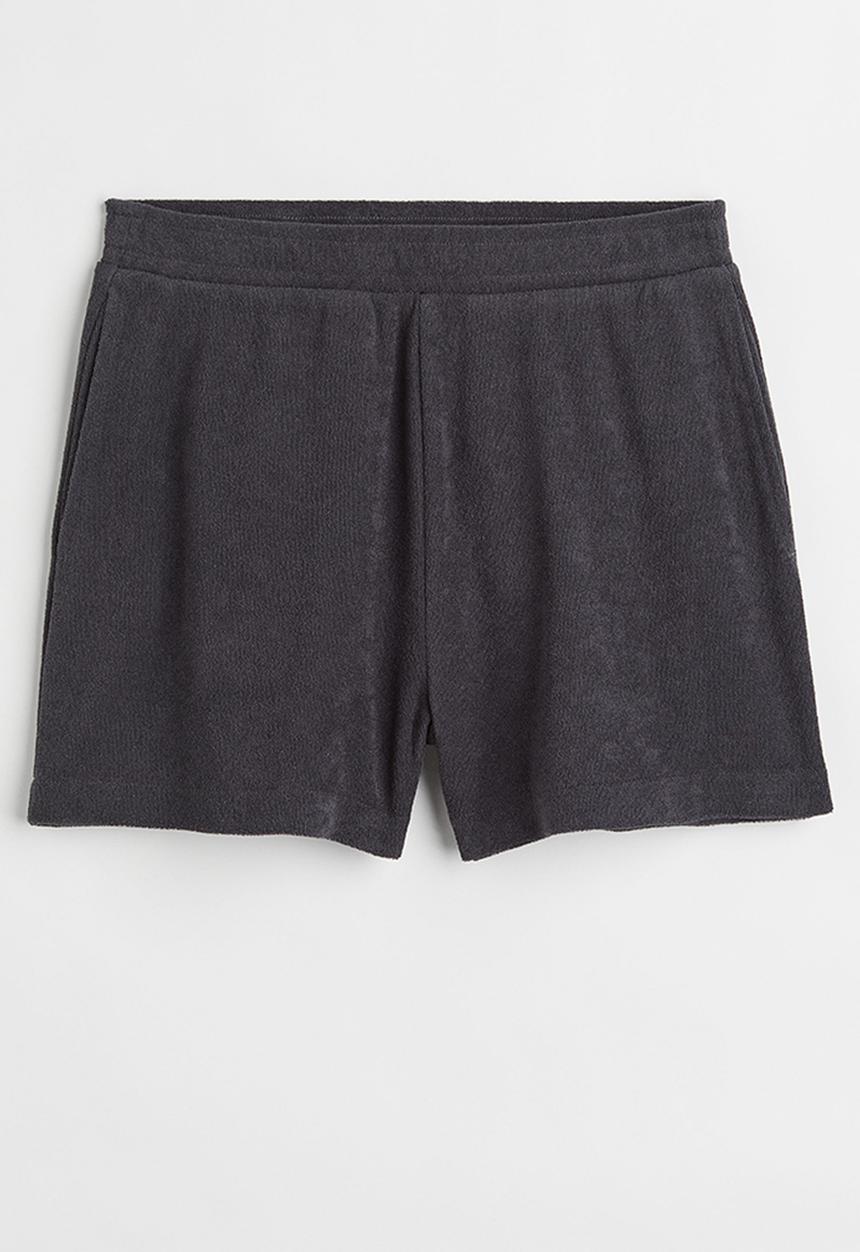 H&M - Terry shorts - dark grey