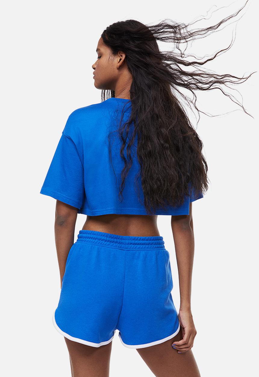 H&M - Pull-on shorts - bright blue 