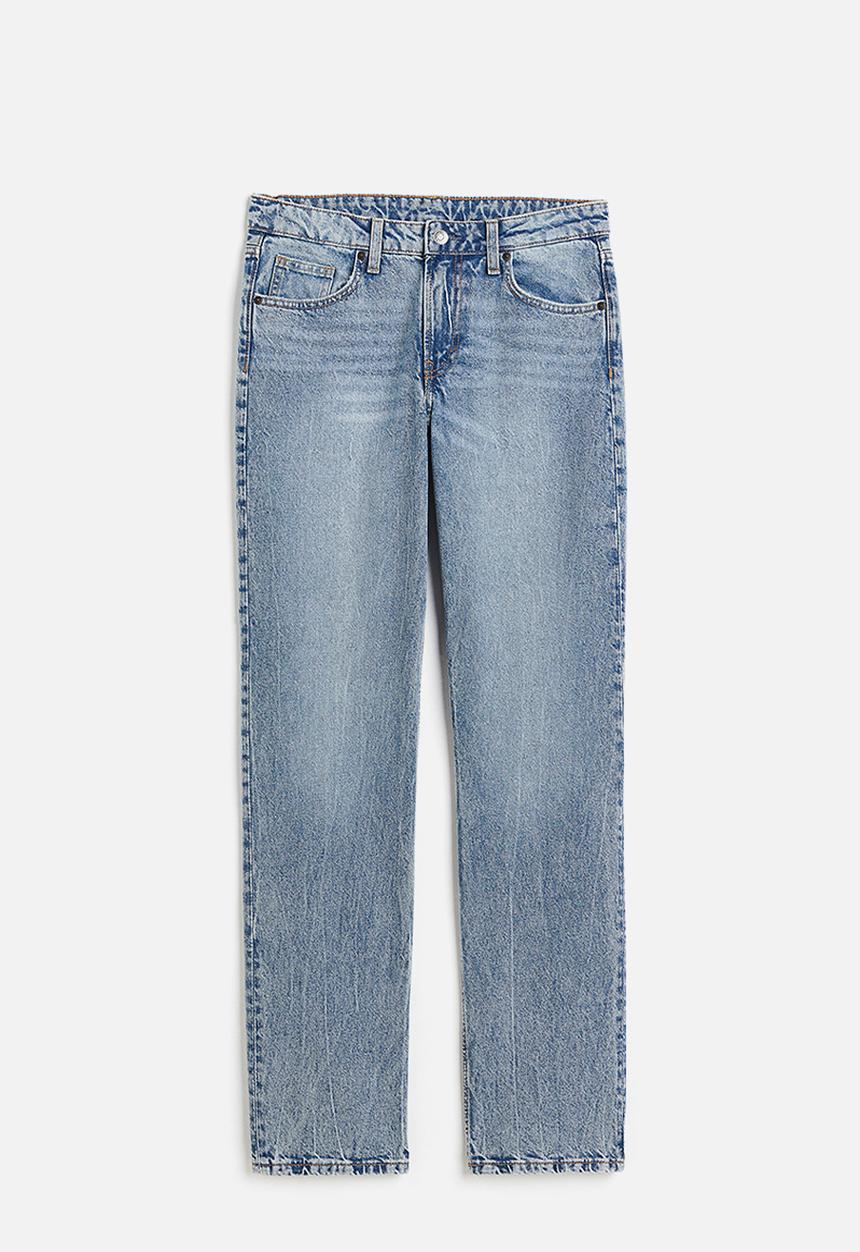 H&M - Straight regular jeans - light denim blue