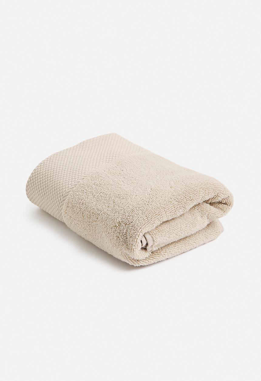Hertex Haus - Luxor hand towel - limestone