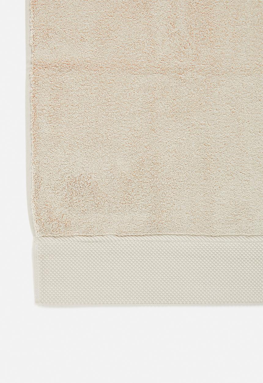 Hertex Haus - Luxor bath towel - limestone