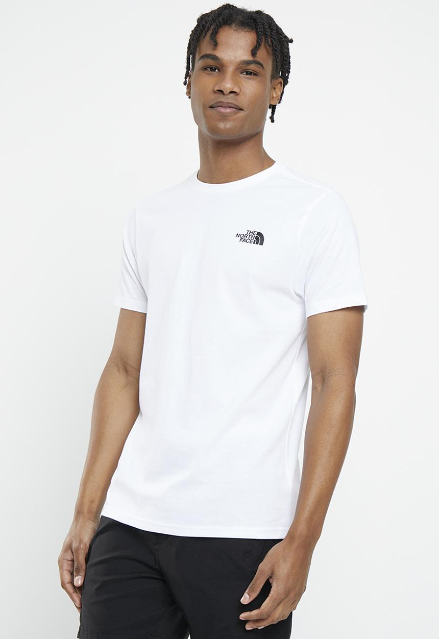 The North Face - M short sleeve collage tee - tnf white/boysenberry 
