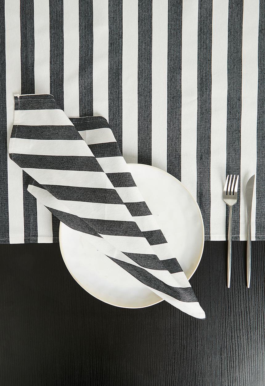 Hertex Haus - Straightaway napkins set of 2 - black sea