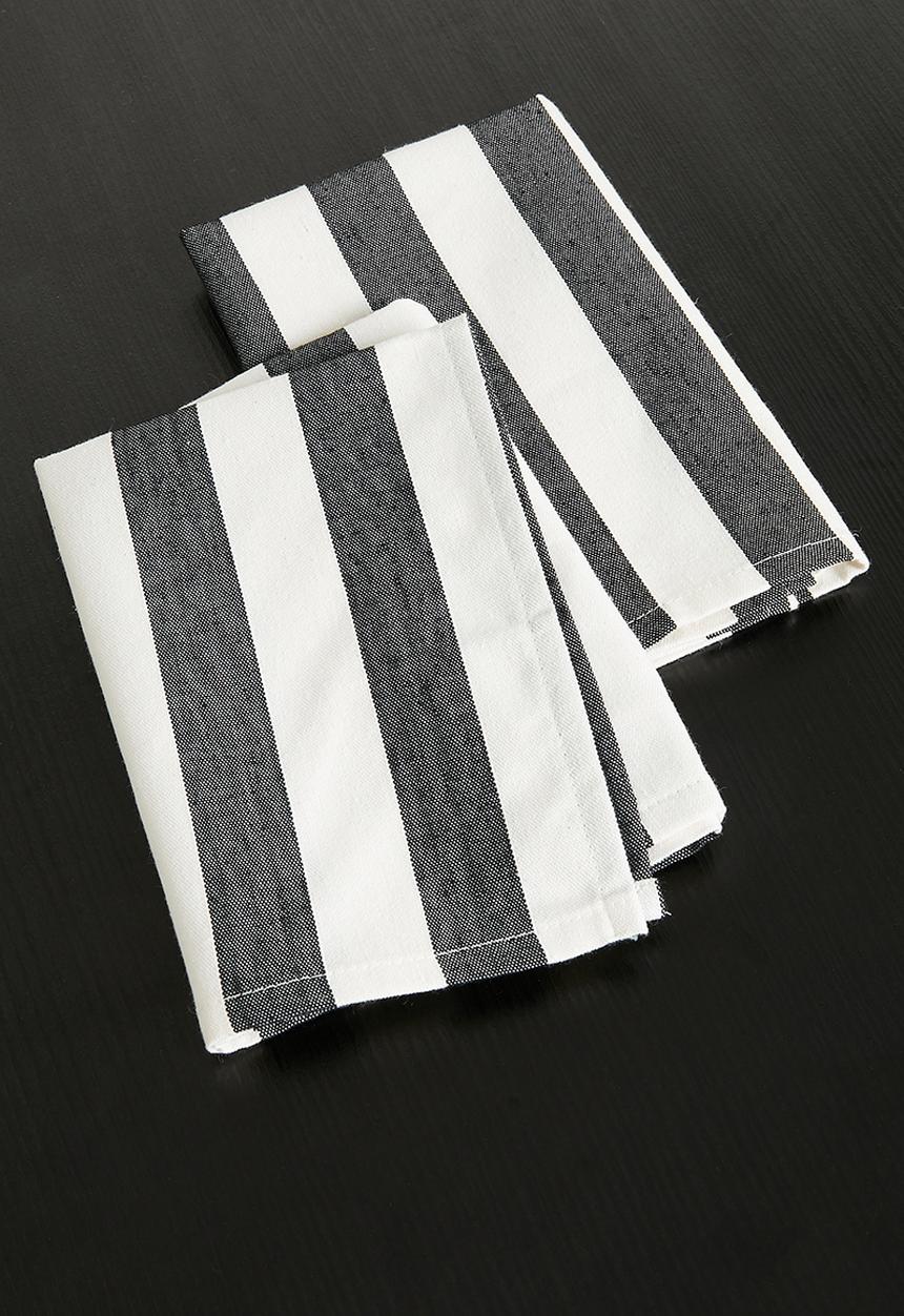 Hertex Haus - Straightaway napkins set of 2 - black sea