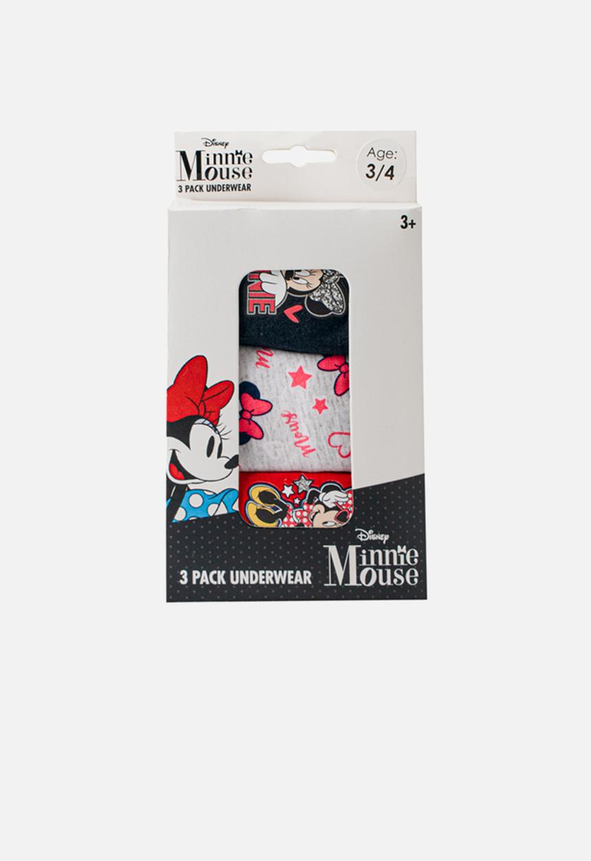 Character Group - Minnie mouse 3 pack underwear - pink