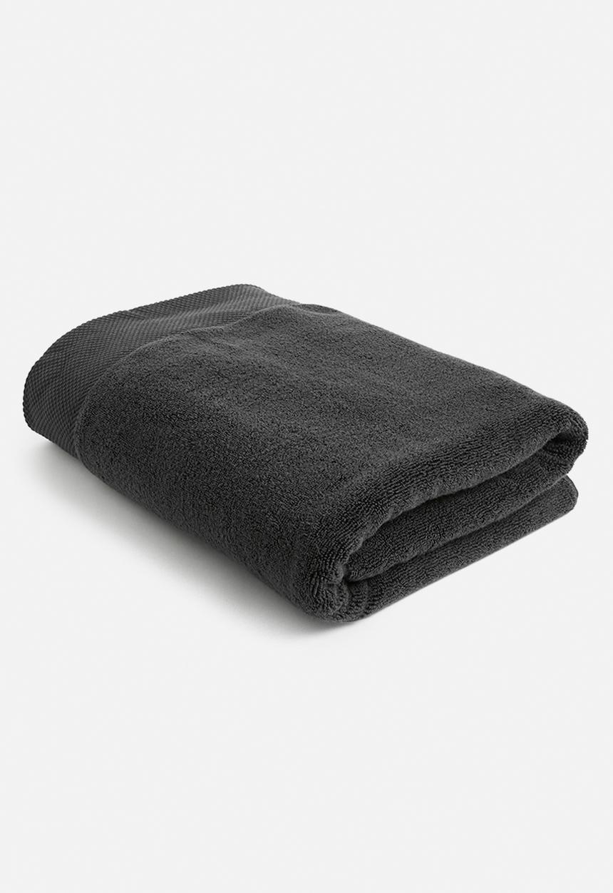 Hertex Haus - Luxor bath sheet - liquorice