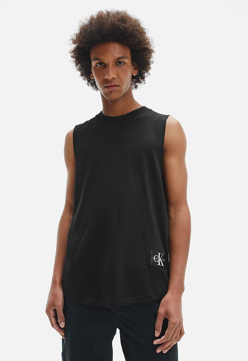 Calvin Klein - Monologo badge tank top - ck black