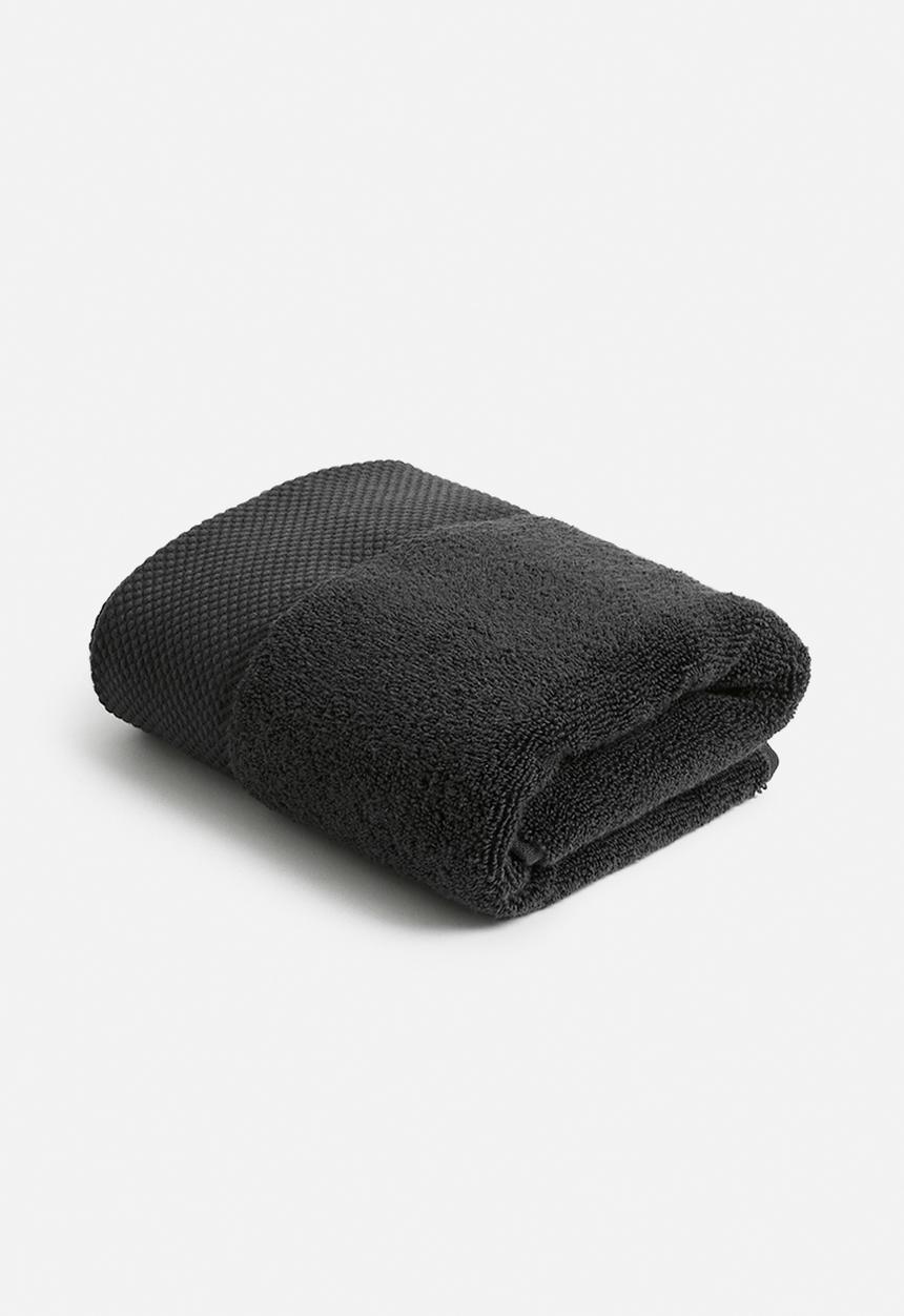 Hertex Haus - Luxor hand towel - liquorice